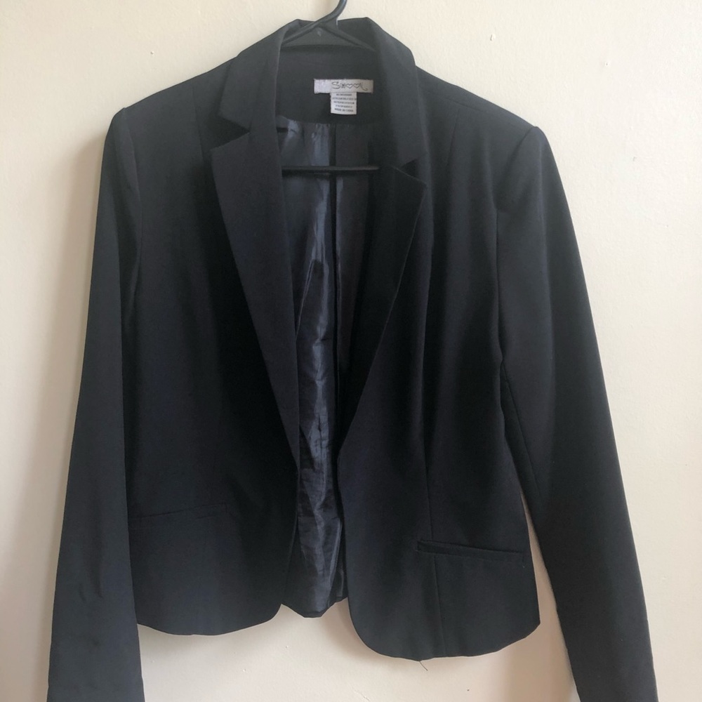 black blazer